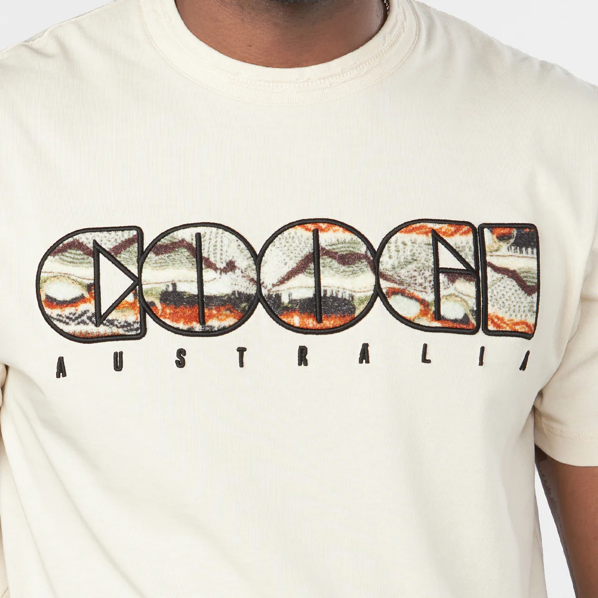 COOGI Block Logo Tee in Buff - Image 3