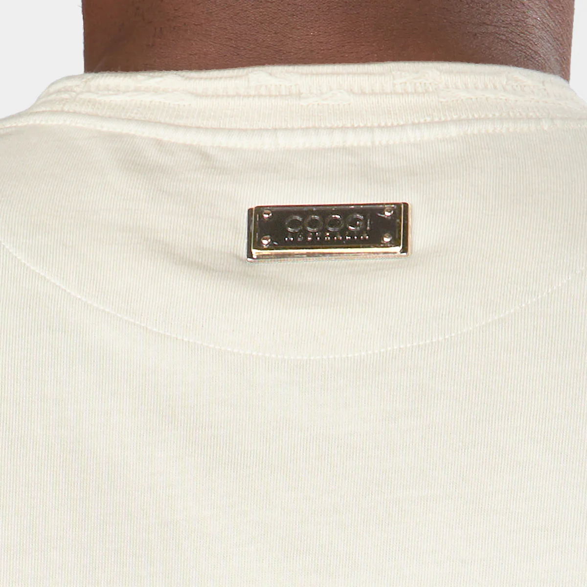 COOGI Block Logo Tee in Buff - Image 4