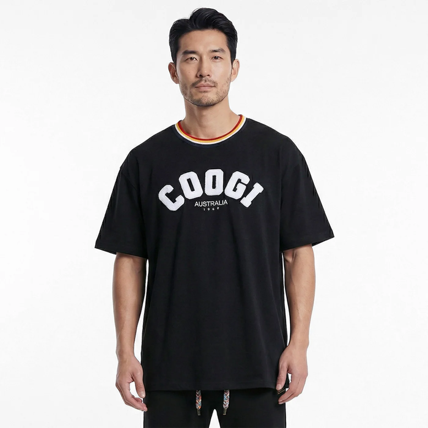 New - COOGI Block Logo Tee - Oversized - Black - Image 2