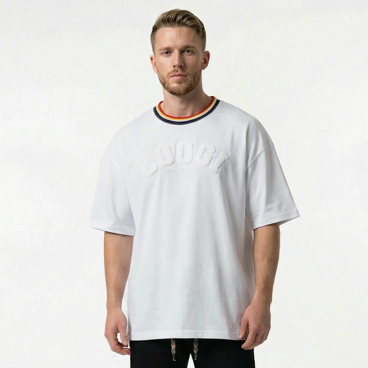 New - COOGI Block Logo Tee - Oversized - Bone - Image 2