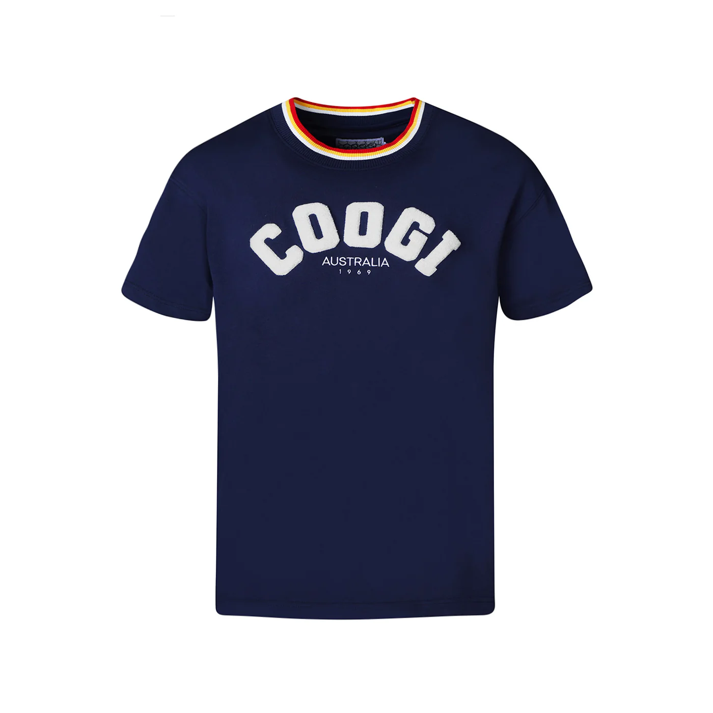 New - COOGI Block Logo Tee - Oversized - Navy