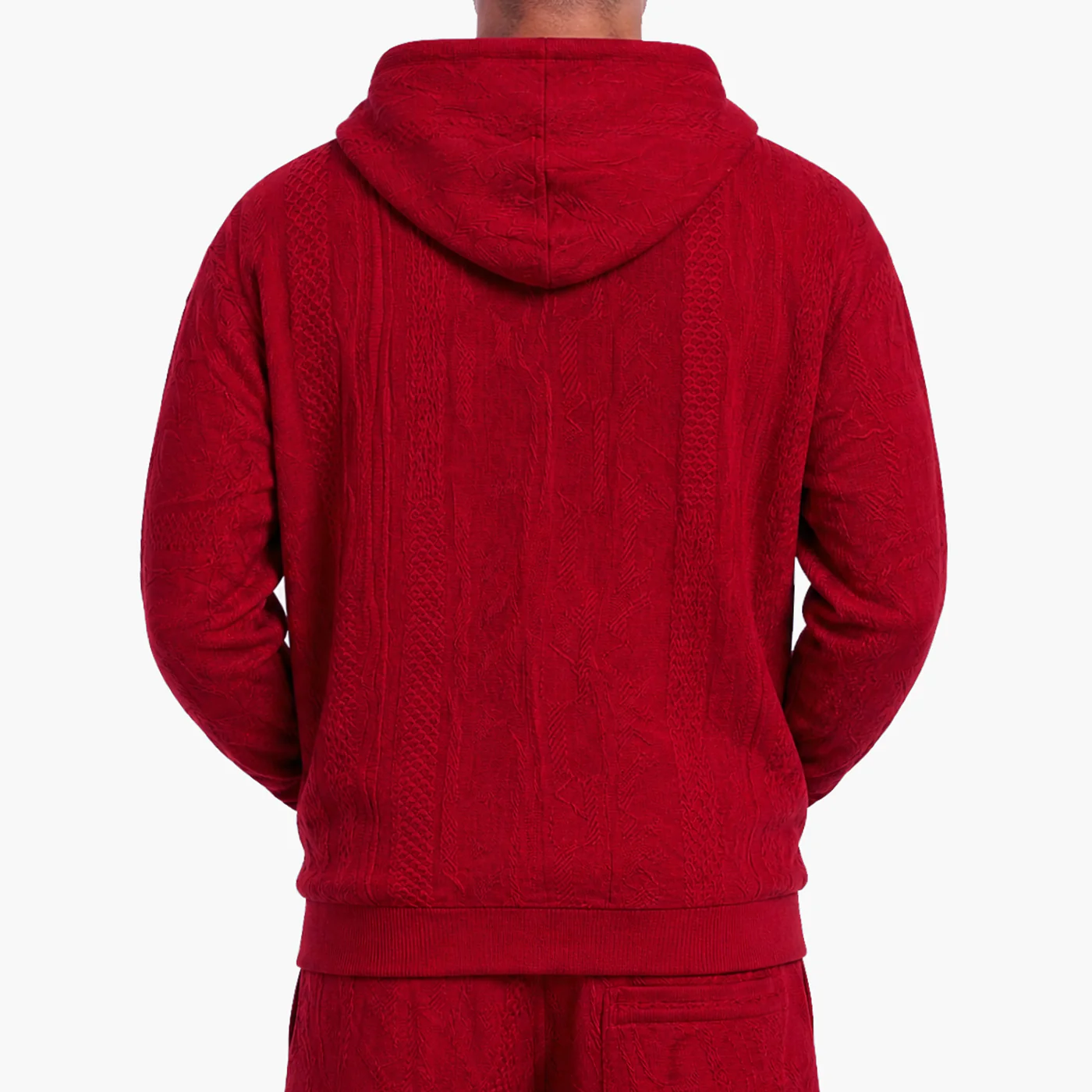New - COOGI Light Weight Sweater Knit Red Alert Hoody - Image 4